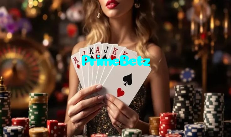 PrimeBetz casino presented on mobile device in Pakistan with slots and live games